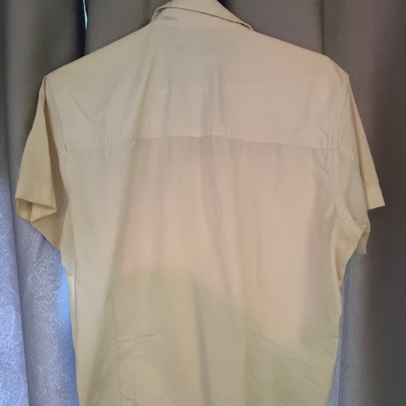 Kennth Cole off-white short-sleeve shirt - Picture 4 of 4